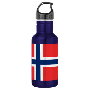 Botella De Agua Bandera de Noruega