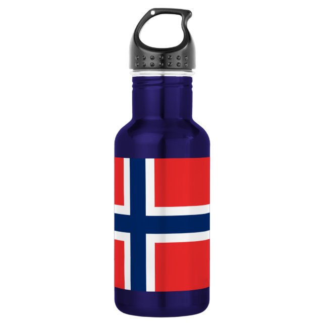 Botella De Agua Bandera de Noruega (Anverso)