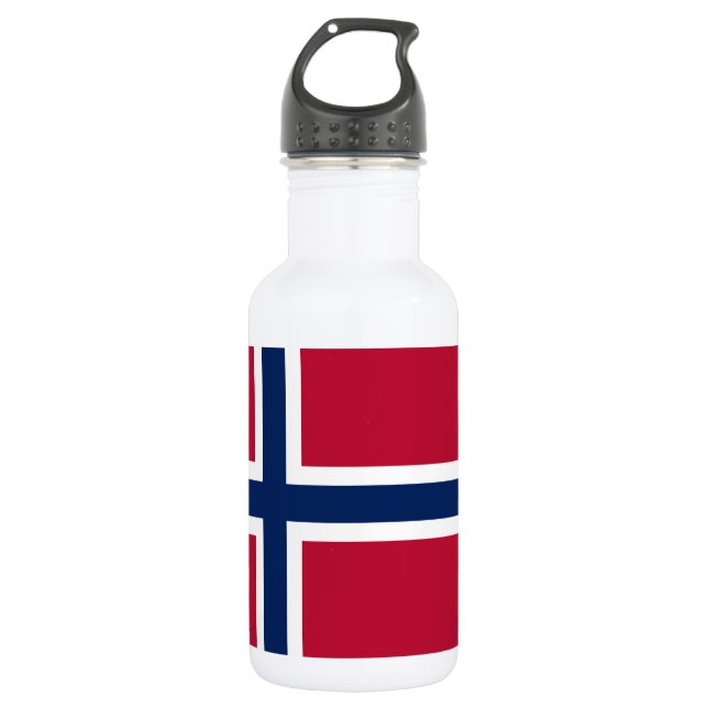 Botella De Agua Bandera de Noruega (Anverso)