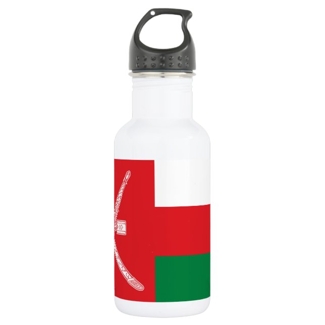 Botella De Agua Bandera de Omán (Anverso)