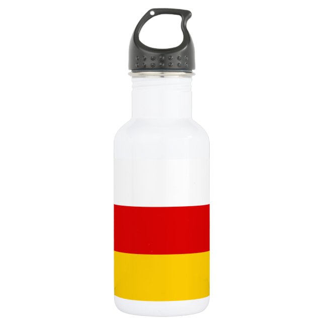 Botella De Agua Bandera de Osetia del Sur (Anverso)