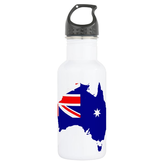 Botella De Agua Bandera de país australiana (Anverso)
