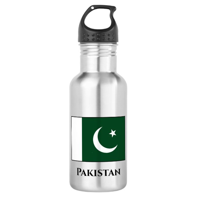 Botella De Agua Bandera de Pakistán (paquistaní) (Anverso)