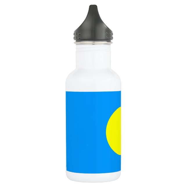 Botella De Agua Bandera de Palau (Izquierda)