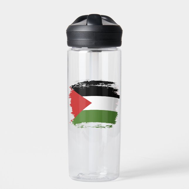 Botella De Agua Bandera de Palestina (Delante)
