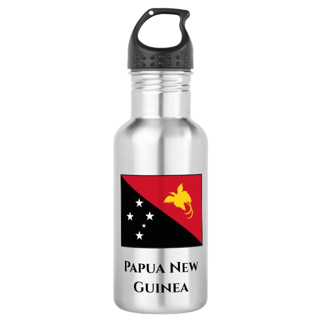 Botella De Agua Bandera de Papúa Nueva Guinea (Anverso)
