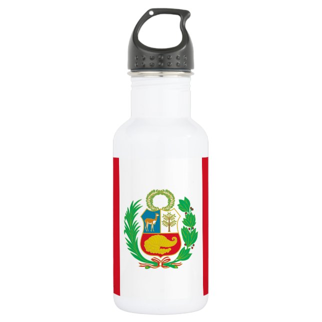 Botella De Agua Bandera de Perú (Anverso)