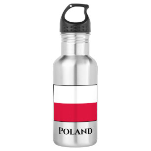 Botella De Agua Bandera de Polonia (polaca)