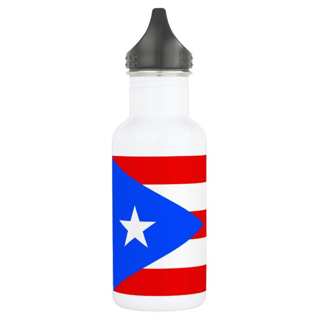 Botella De Agua Bandera de Puerto Rico (Izquierda)