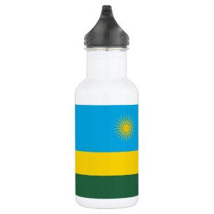 Botella De Agua Bandera de Ruanda