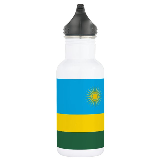 Botella De Agua Bandera de Ruanda (Derecha)