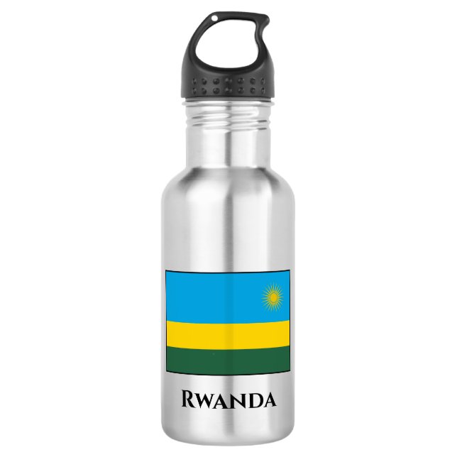 Botella De Agua Bandera de Ruanda (Anverso)