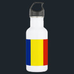 Botella De Agua Bandera de Rumania<br><div class="desc">Bandera de Rumania</div>