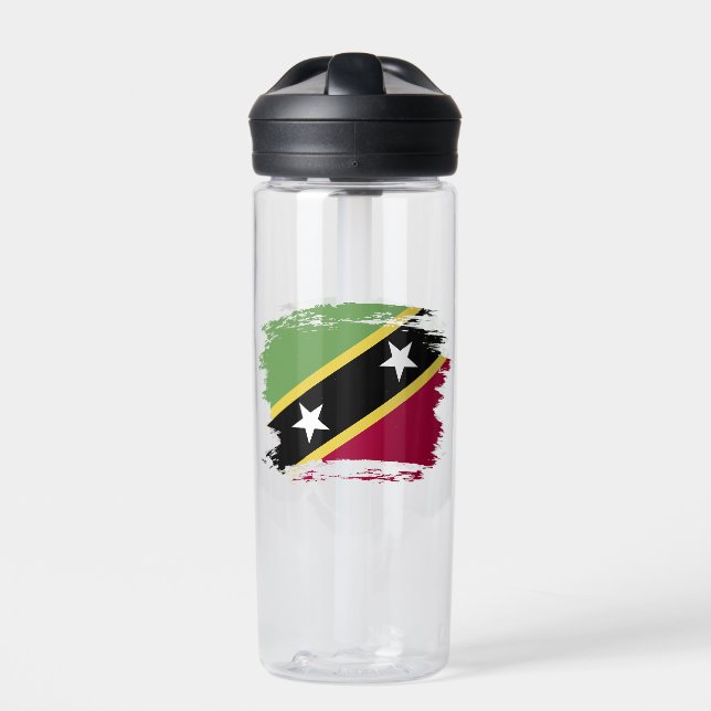 Botella De Agua Bandera de Saint Kitts y Nevis (Delante)