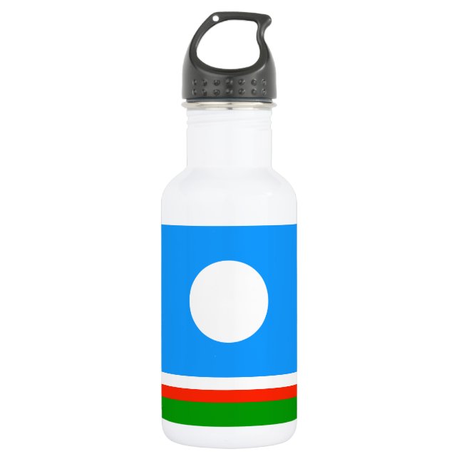 Botella De Agua Bandera de Sakha (Anverso)