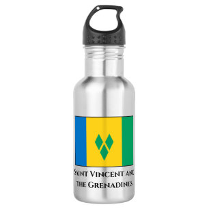 Botella De Agua Bandera de San Vicente y las Granadinas