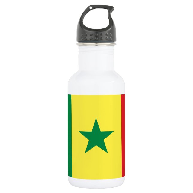Botella De Agua Bandera de Senegal (Anverso)