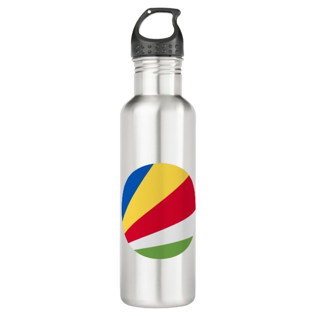 Botella De Agua Bandera de Seychelles (Anverso)