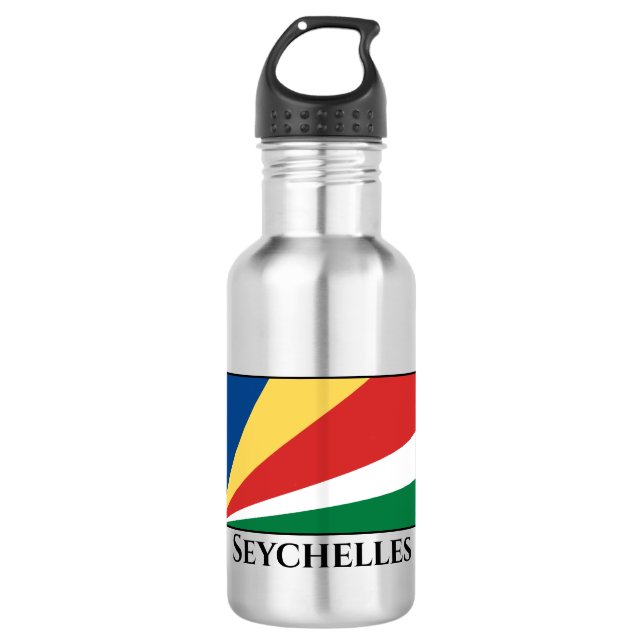 Botella De Agua Bandera de Seychelles (Anverso)