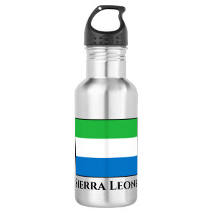 Botella De Agua Bandera de Sierra Leona