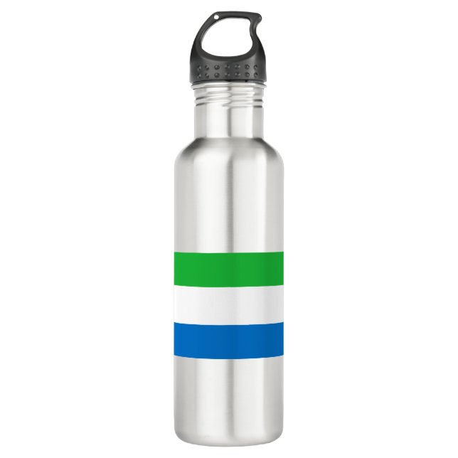 Botella De Agua Bandera de Sierra Leona (Anverso)