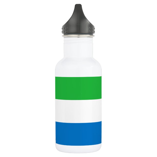 Botella De Agua Bandera de Sierra Leona (Izquierda)