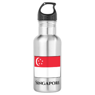 Botella De Agua Bandera de Singapur