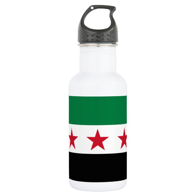 Botella De Agua Bandera de Siria (Anverso)