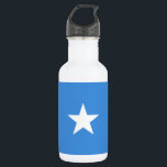 Botella De Agua Bandera de Somalia<br><div class="desc">Bandera patriótica de Somalia.</div>