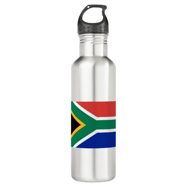 Botella De Agua Bandera de Sudáfrica (Anverso)