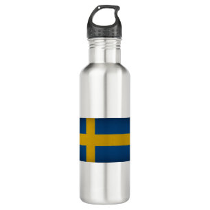 Botella De Agua Bandera de Suecia