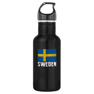 Botella De Agua Bandera de Suecia