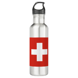 Botella De Agua Bandera de Suiza
