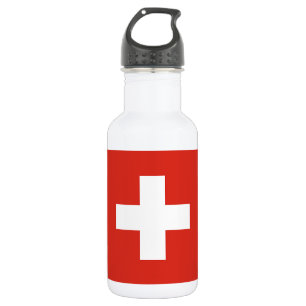 Botella De Agua Bandera de Suiza