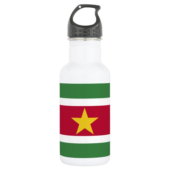 Botella De Agua Bandera de Surinam (Anverso)
