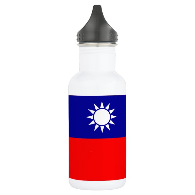 Botella De Agua Bandera de Taiwán (Izquierda)