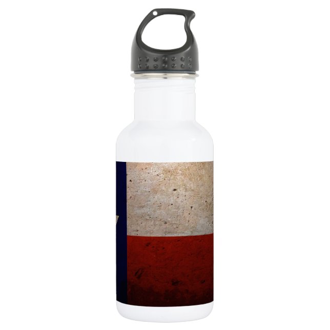 Botella De Agua Bandera de Texas (Anverso)