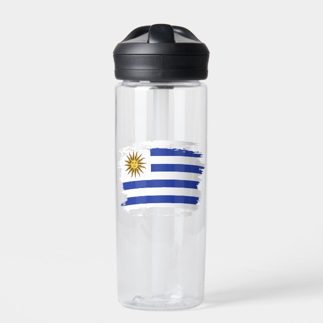 Botella De Agua Bandera de Uruguay (Delante)