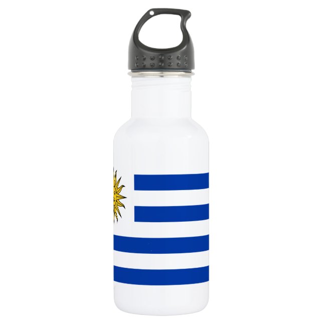 Botella De Agua Bandera de Uruguay (Anverso)
