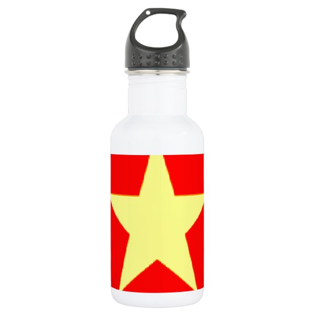 Botella De Agua bandera de vietnam (Anverso)