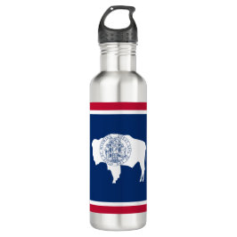 Botella De Agua Bandera de Wyoming