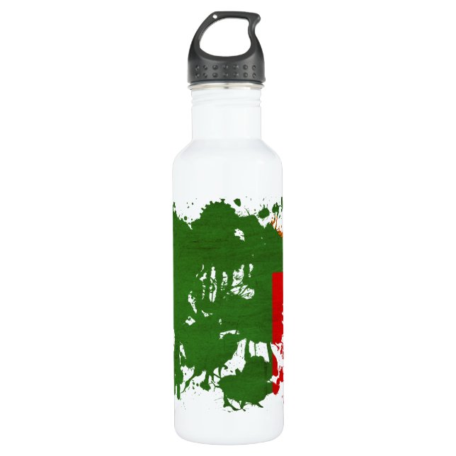 Botella De Agua Bandera de Zambia (Anverso)