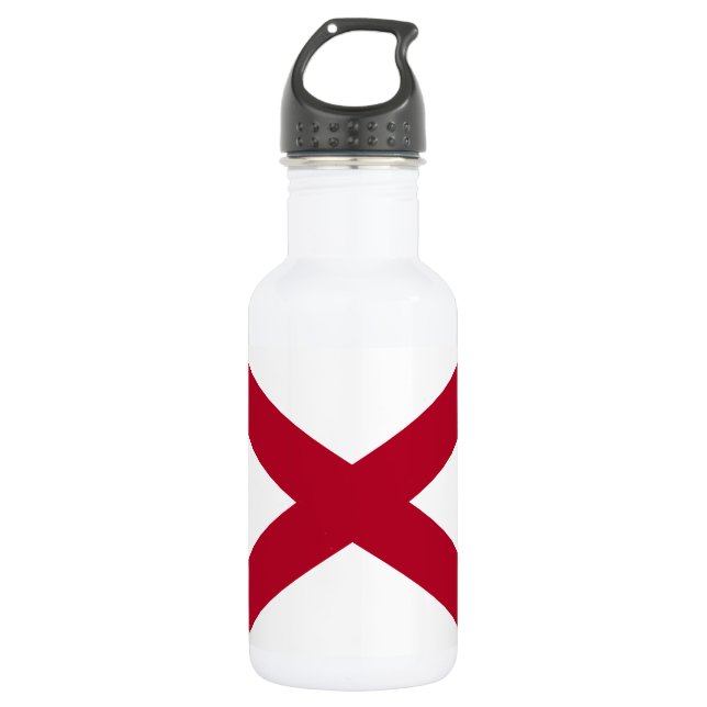 Botella De Agua Bandera del estado de Alabama (Anverso)