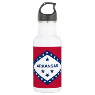 Botella De Agua Bandera del estado de Arkansas