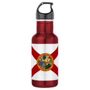 Botella De Agua Bandera del Estado de Florida