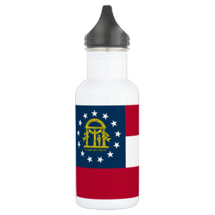 Botella De Agua Bandera del estado de Georgia