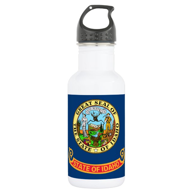 Botella De Agua Bandera del estado de Idaho (Anverso)