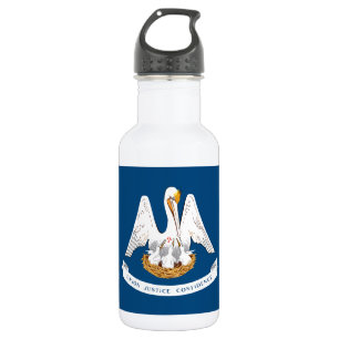Botella De Agua Bandera del estado de Luisiana