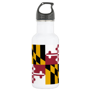Botella De Agua Bandera del estado de Maryland