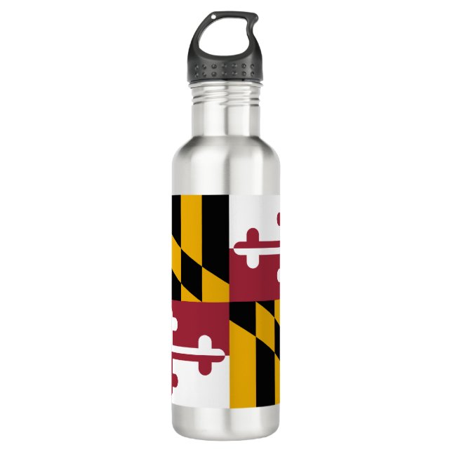 Botella De Agua Bandera del Estado de Maryland (Anverso)